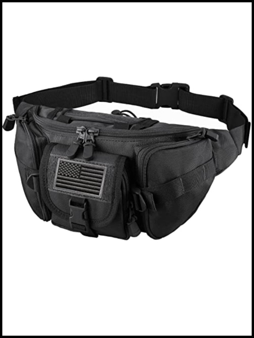 Tactical Fanny Pack Military Waist Bag with Adjustable Strap